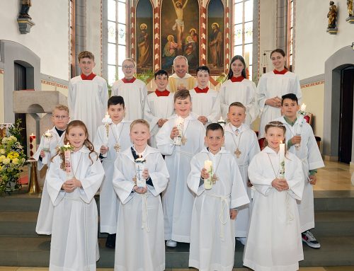 Erstkommunion der Kinder aus Binzwangen und Erisdorf